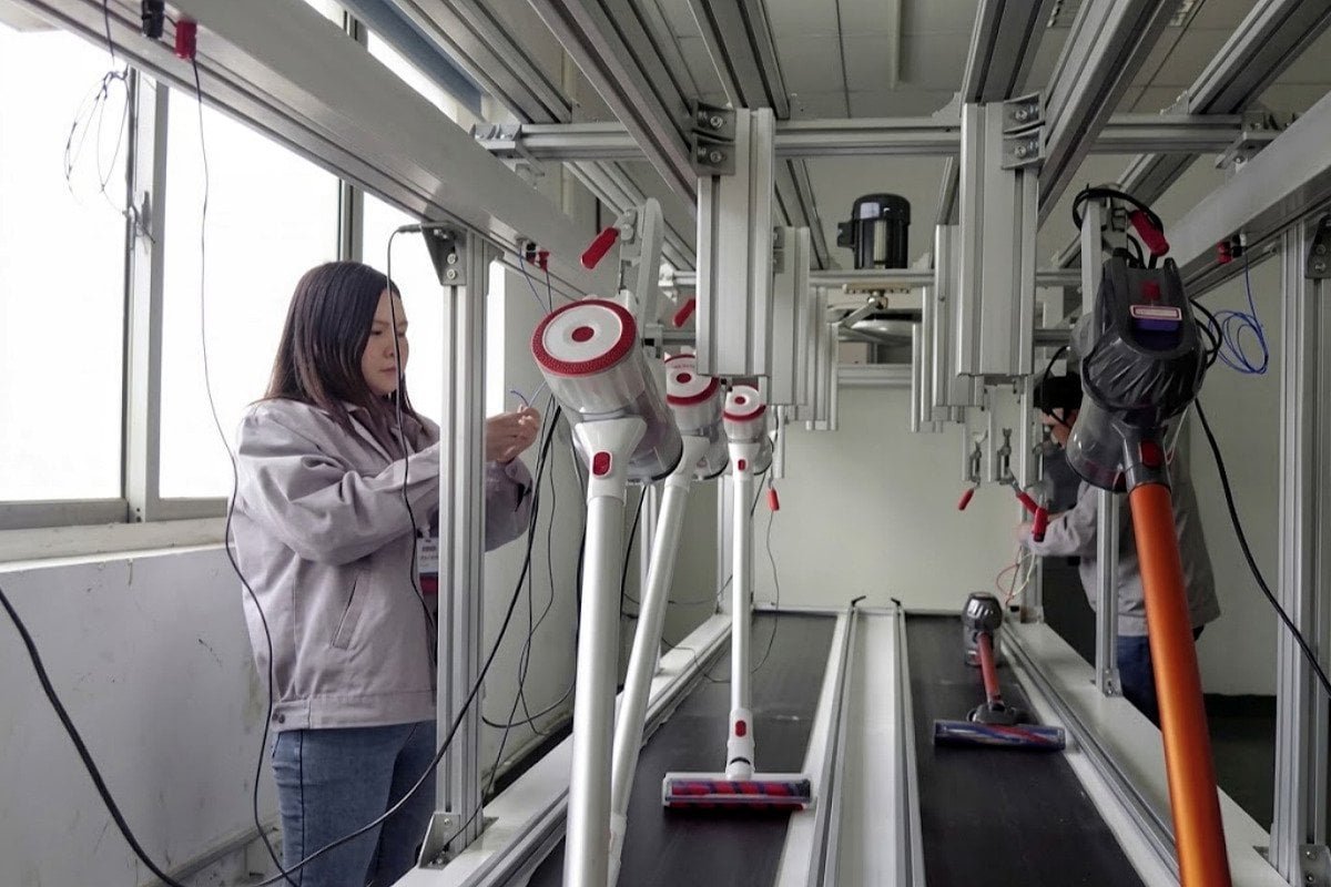 Vacuum testing rooms in factories
